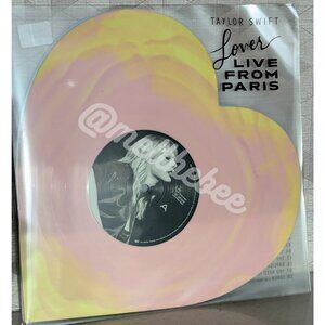 Taylor Swift Lover Live in Paris Heart Shaped Vinyl - IN HAND